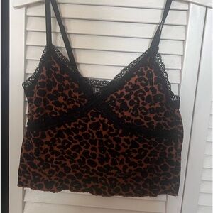 Target leopard cami